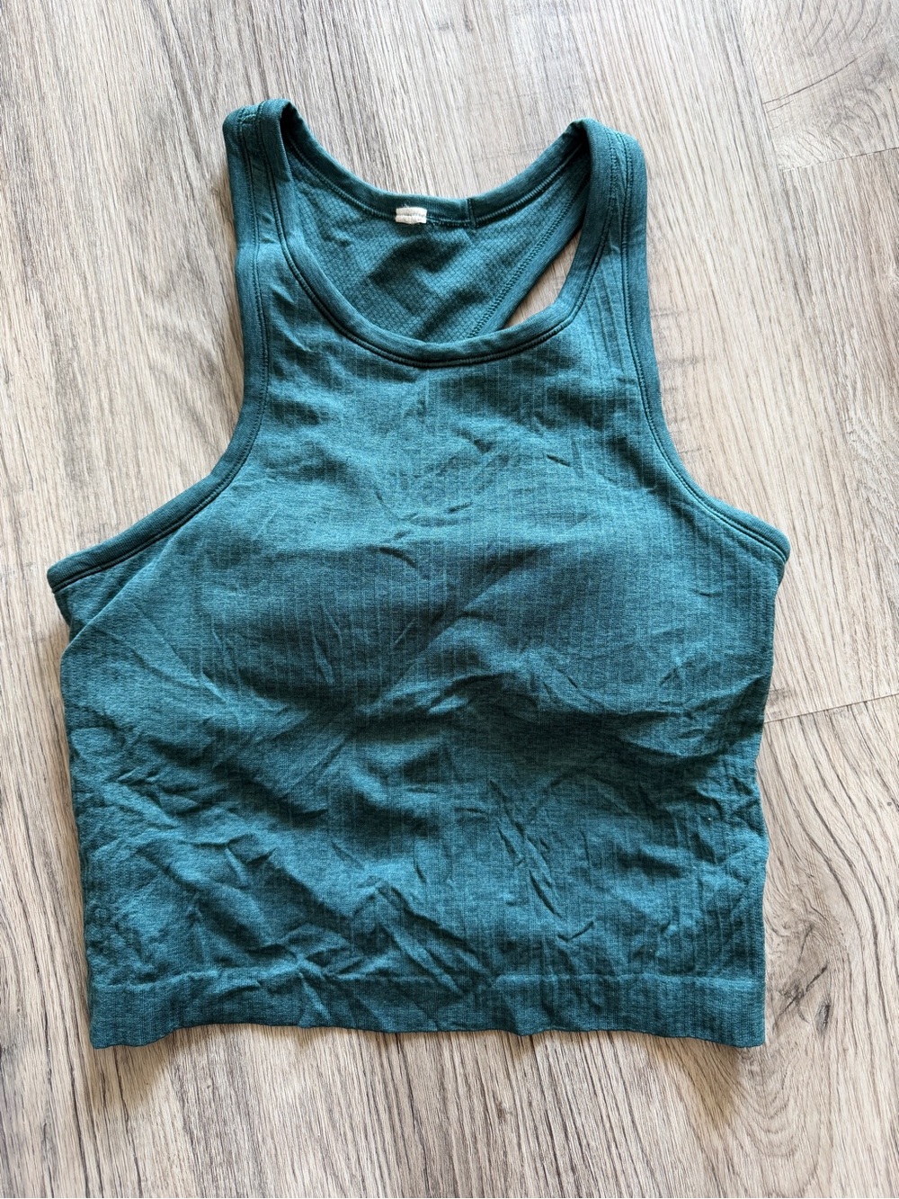 lululemon athletica Ribbed Racerback Crop Tank - Teal